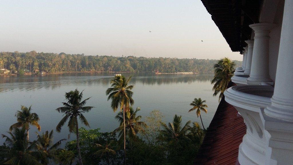 Views at dawn from my room at the Raviz Hotel