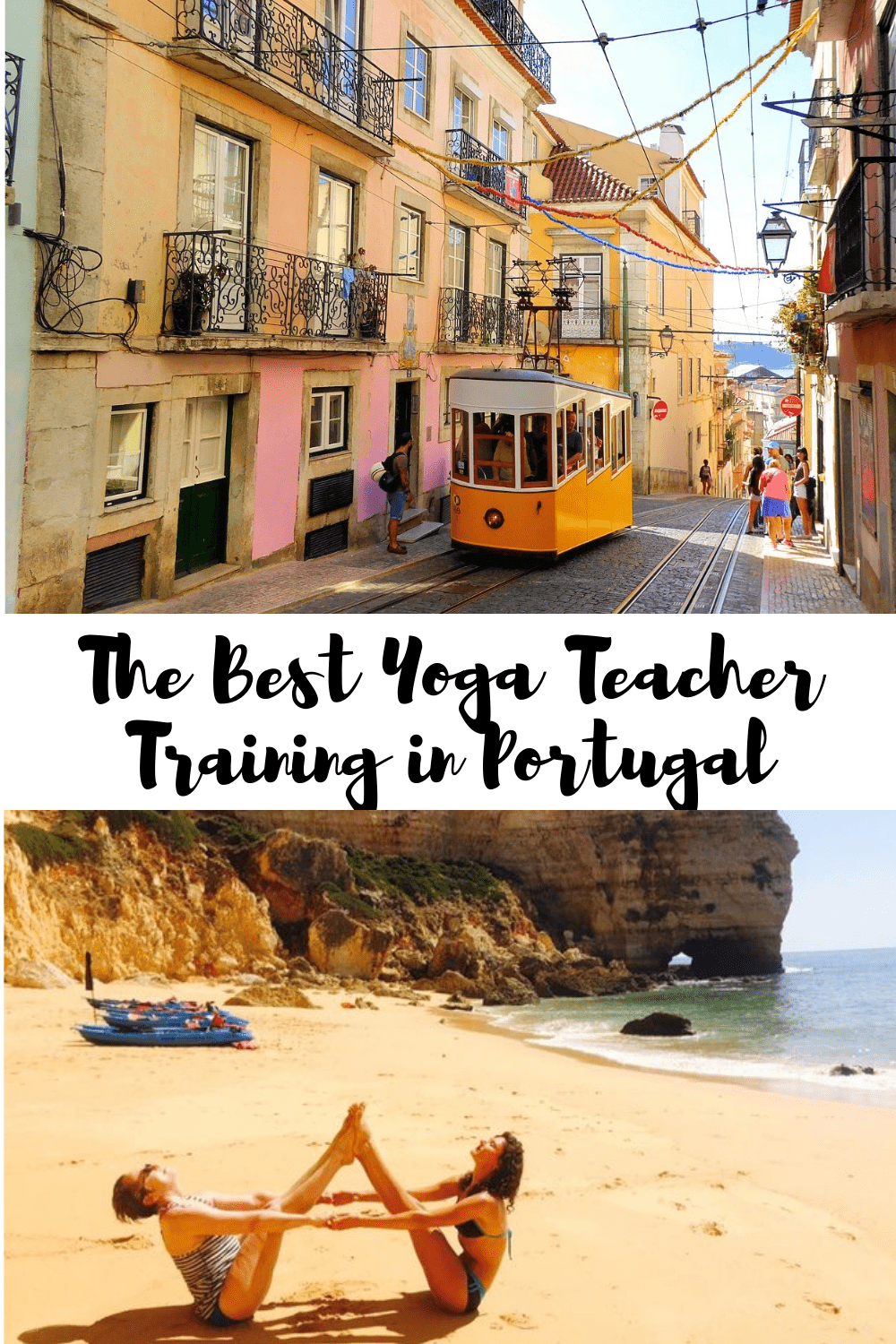 The Best Yoga Teacher Training in Portugal pin