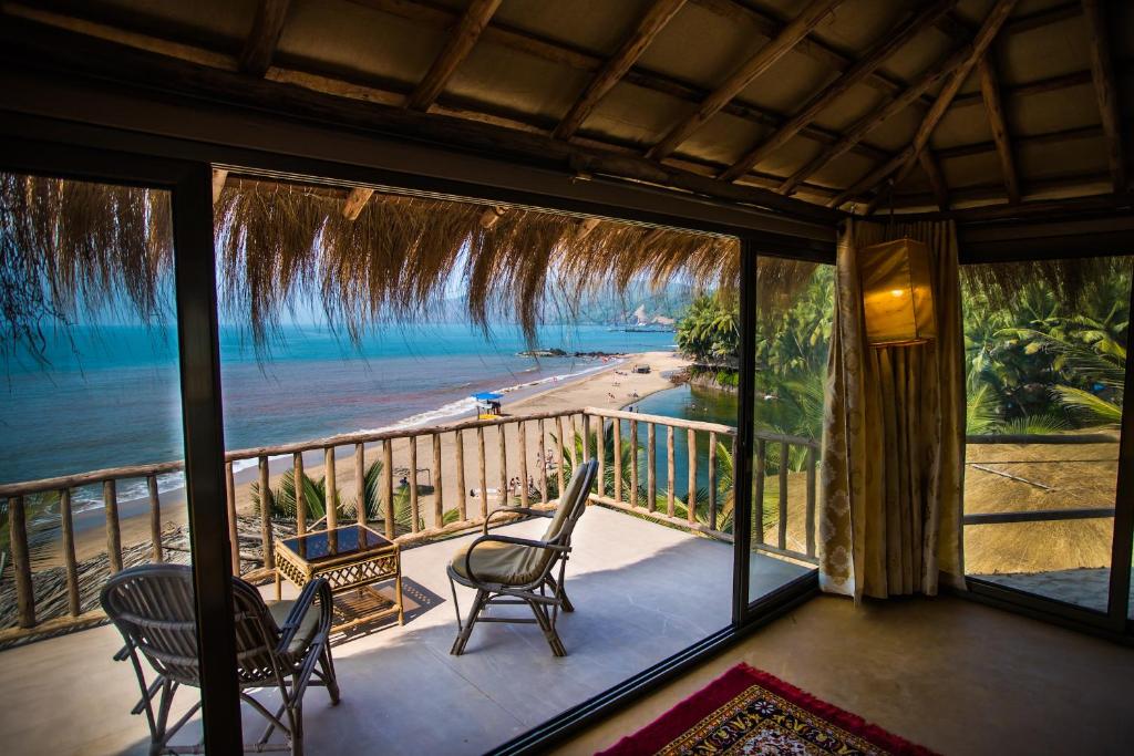 Dwarka eco resort on Cola beach is one of the best luxury Goa beach huts