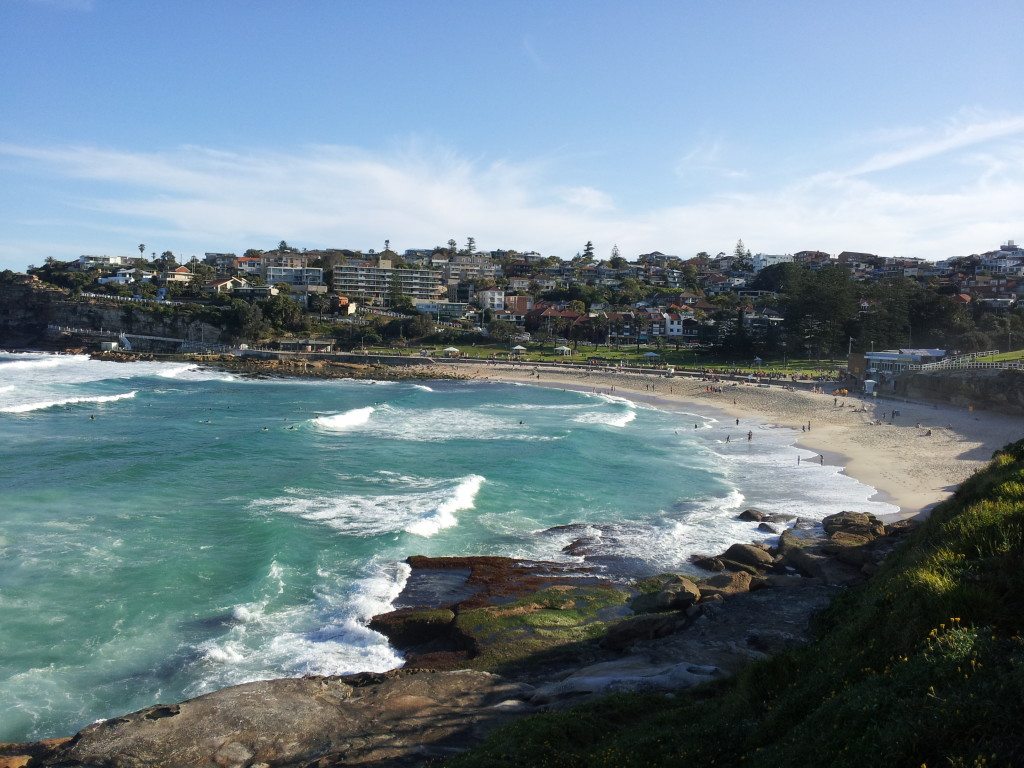 the cliff walk from bronte to cogee in sydney
