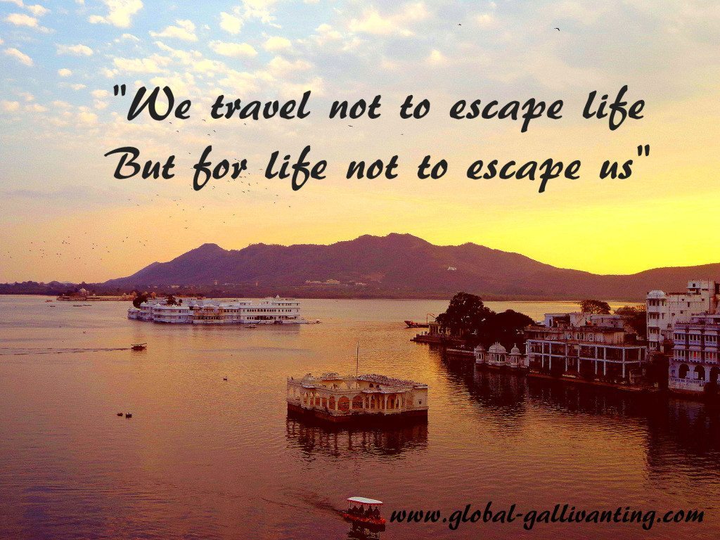 travel not to escape