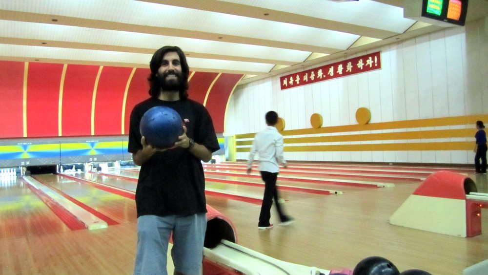 north korea bowling alley