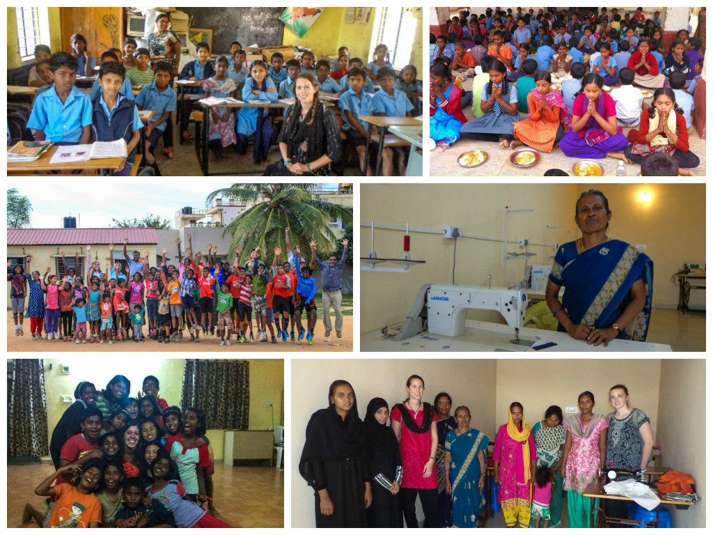 volunteering collage