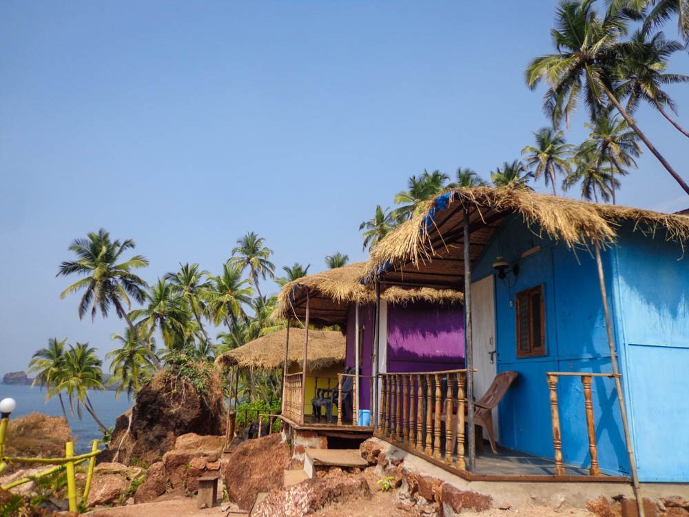 beach huts beaches in goa