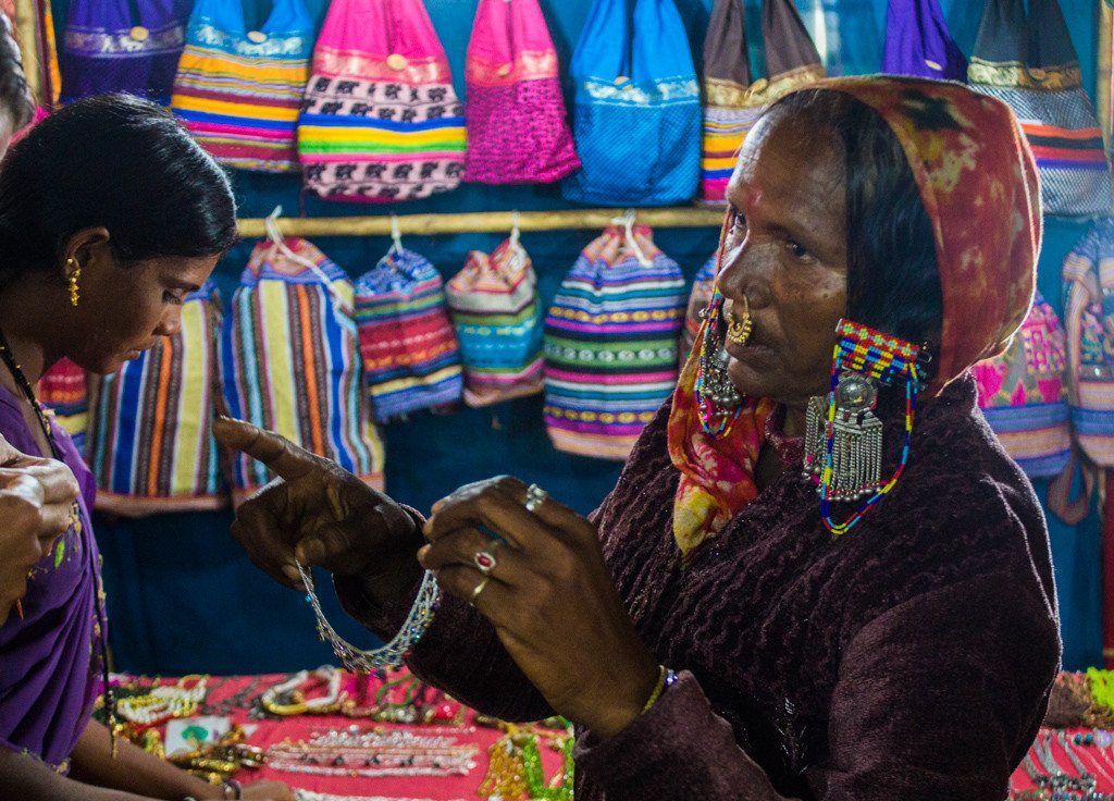 Haggling at the Anjuna Flea Market