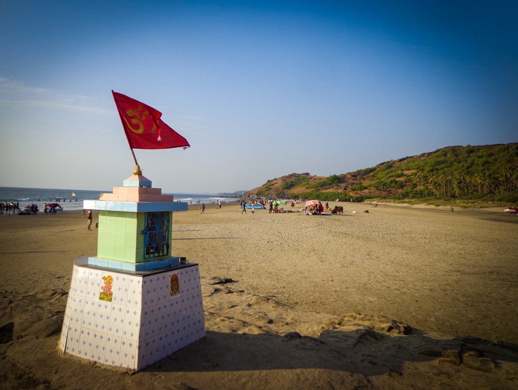vagator beach shrine goa