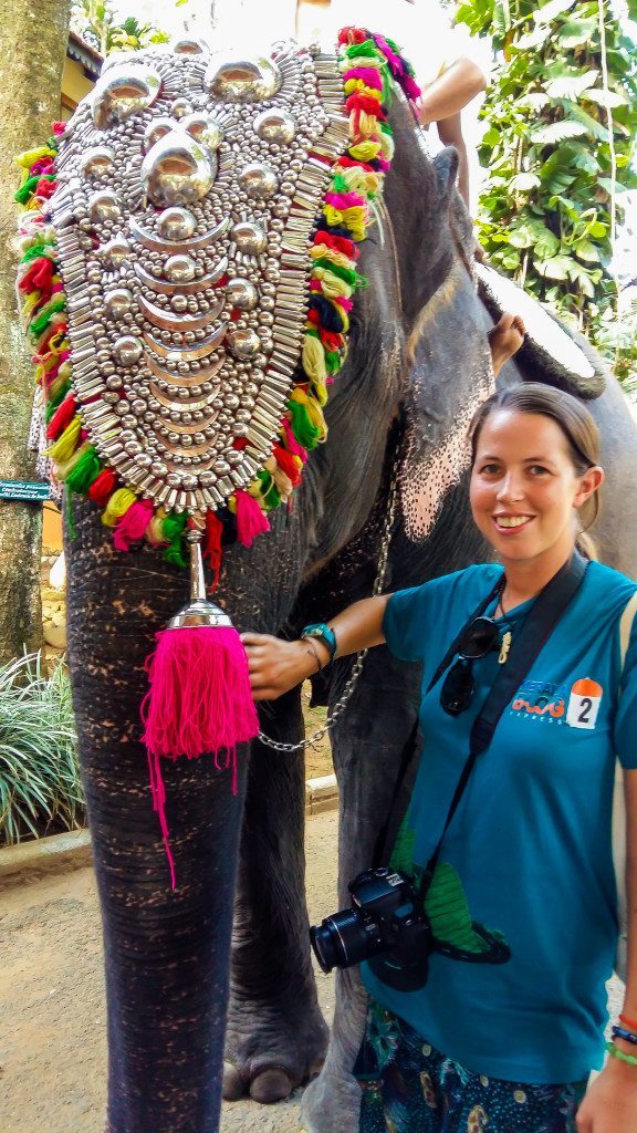 What a wonderful welcome from an elephant!