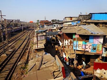 Dharavi, Mumbai's biggest slum - see more about my visit https://www.global-gallivanting.net/slumdog-entrepreneur/