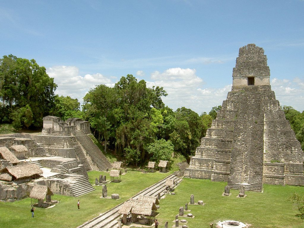 The Mayan ruins of Tikal in the jungles of Guatemala