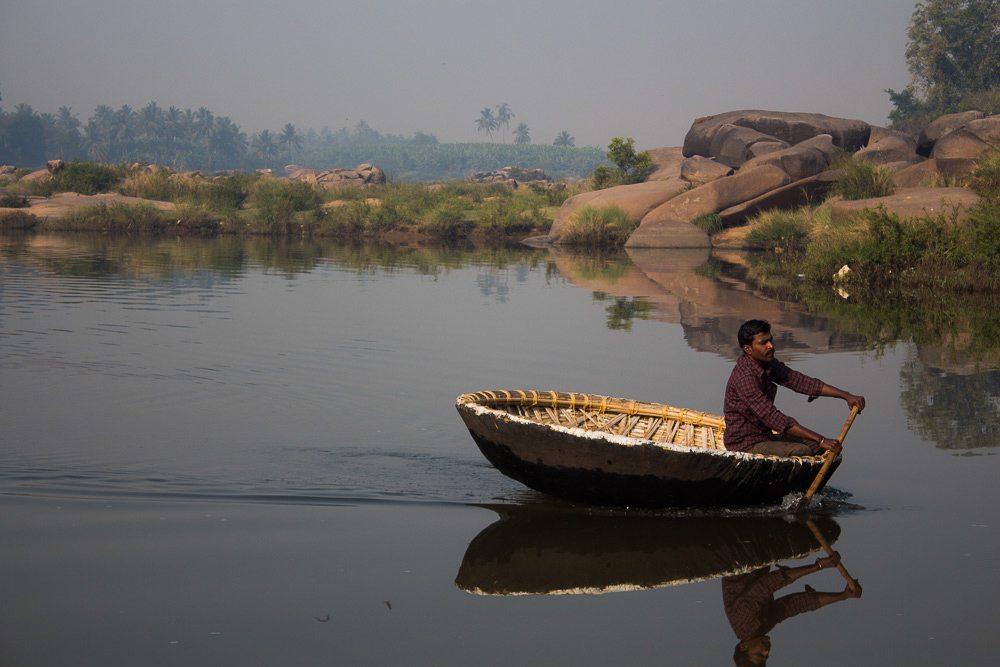 hampi coracle boat