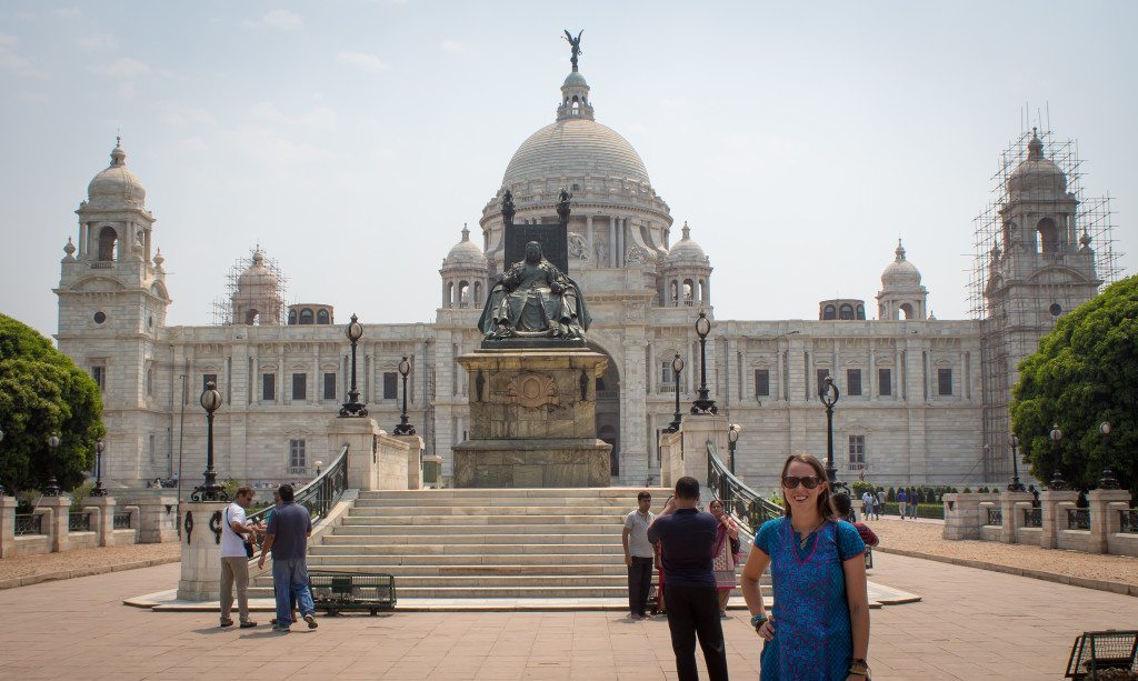 Me at the Victoria Memorial, Kolkata