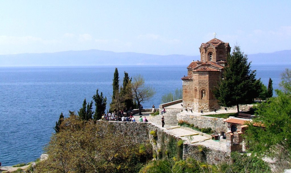 Lake Ohrid in Macedonia