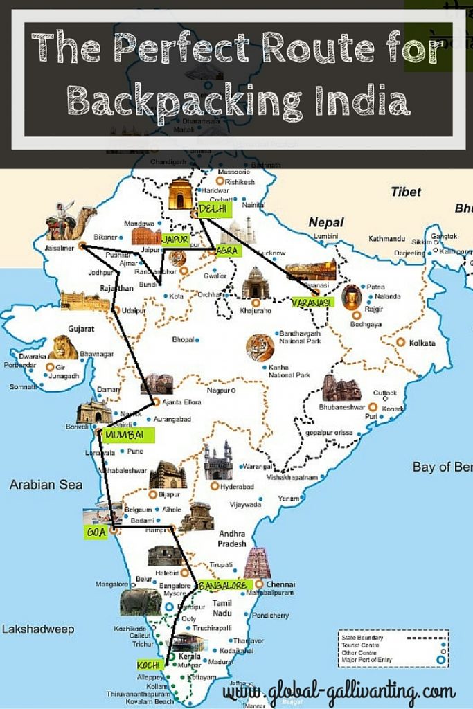 The Perfect Route for Backpacking India