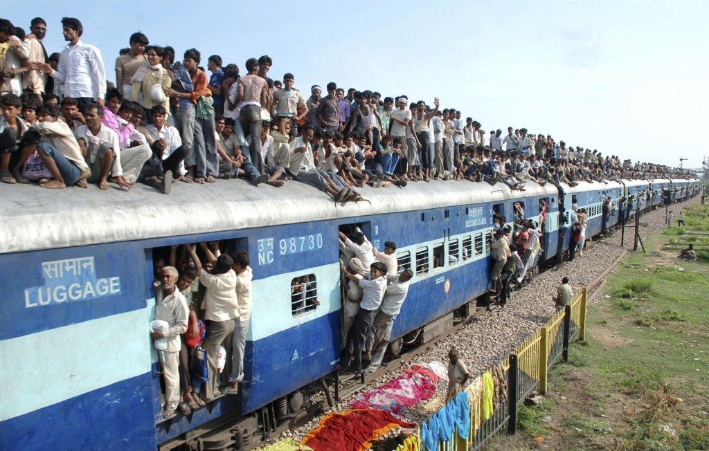 train travel in India.