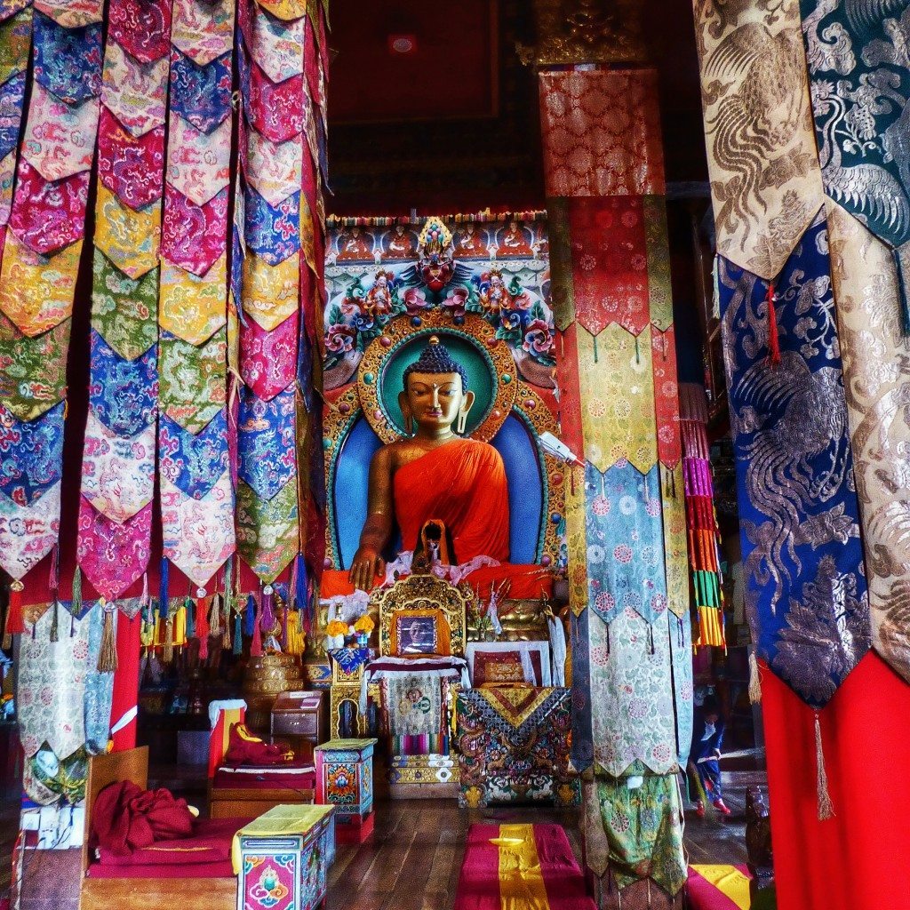 Inside Tawang monastery, Arunachal Pradesh, India