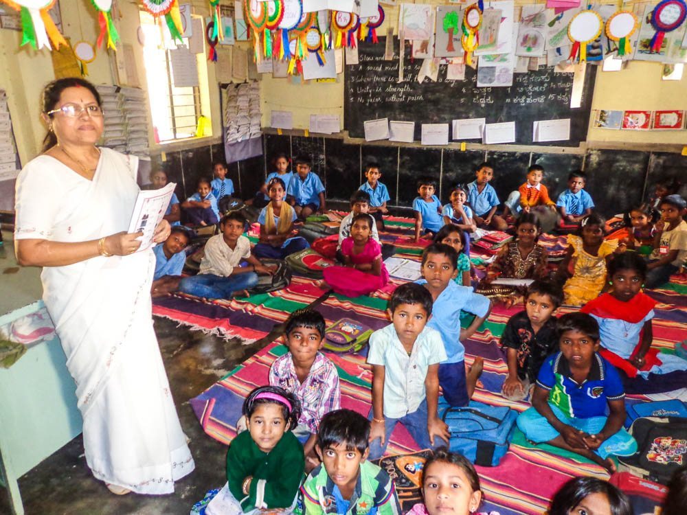 Classroom in India
