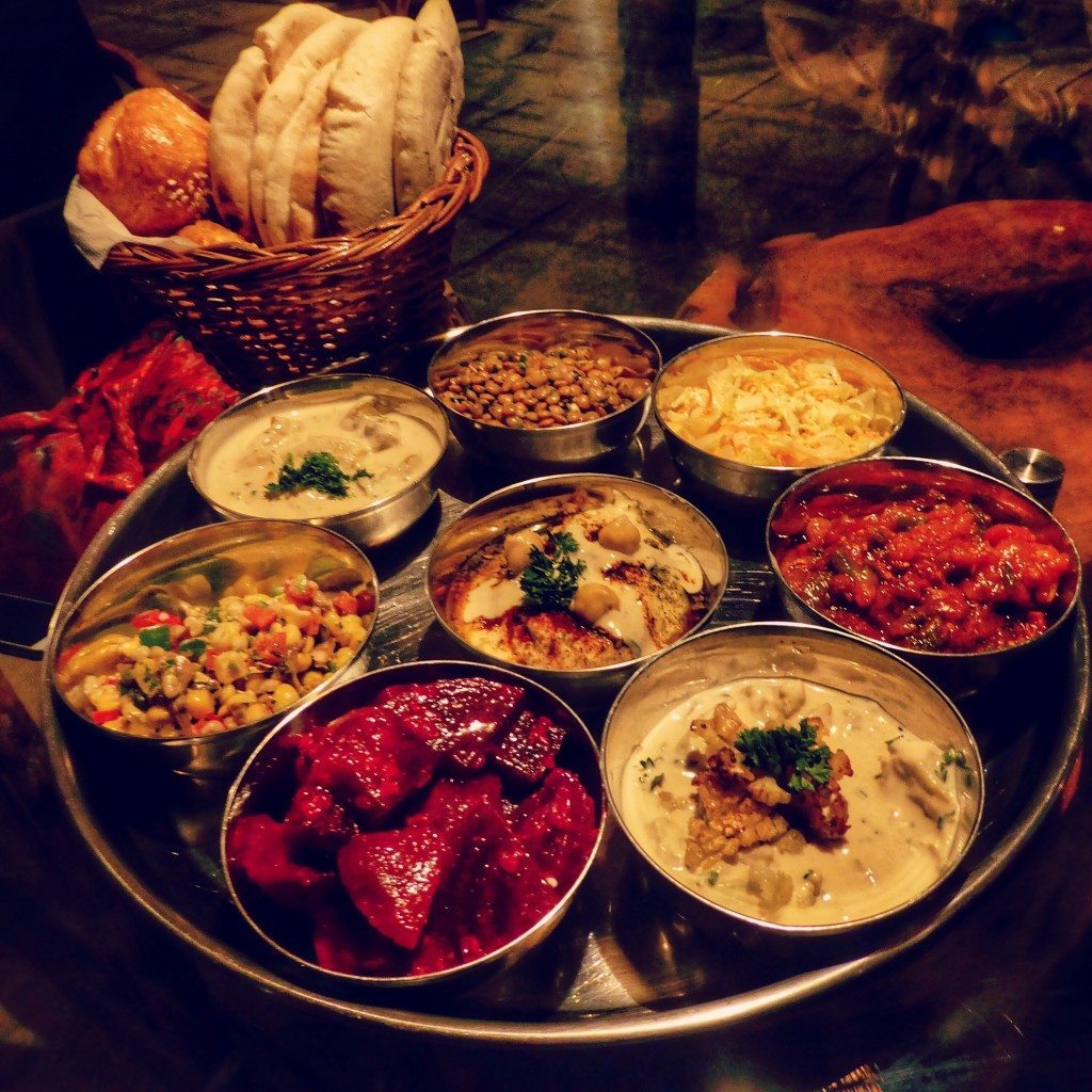 Special Mediterranean Thali at Goa's Ark