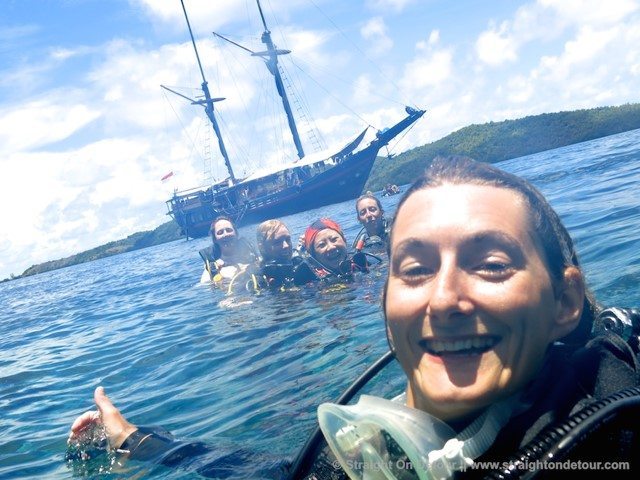 Guiding in Raja Ampat, Indonesia