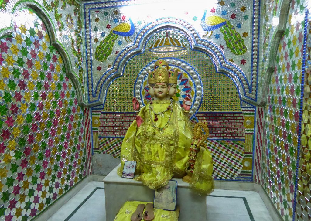 deities inside mata temple