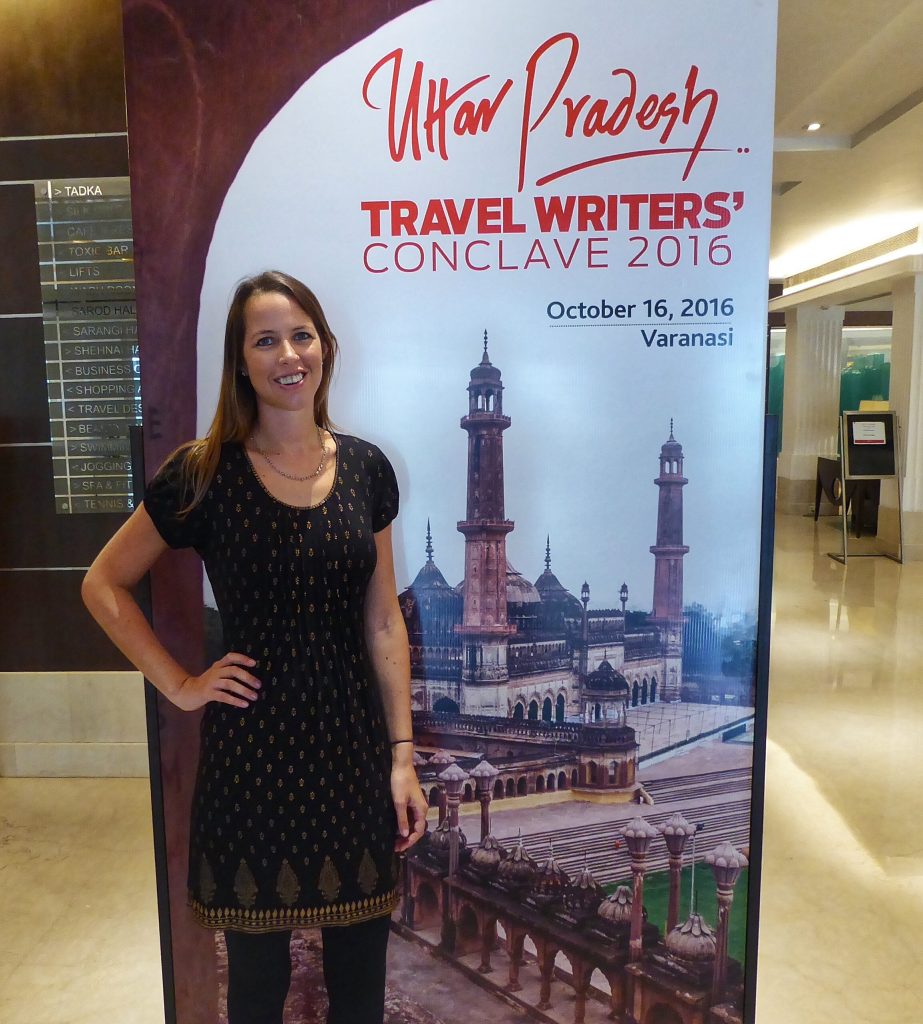 At the Uttar Pradesh Travel Writes' Conclave 2016 in Varanasi