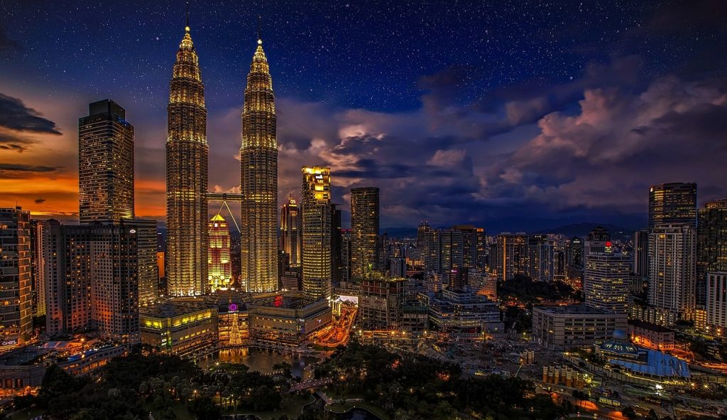 City skyline, KL