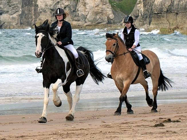 bespoke equestrian ireland beach riding