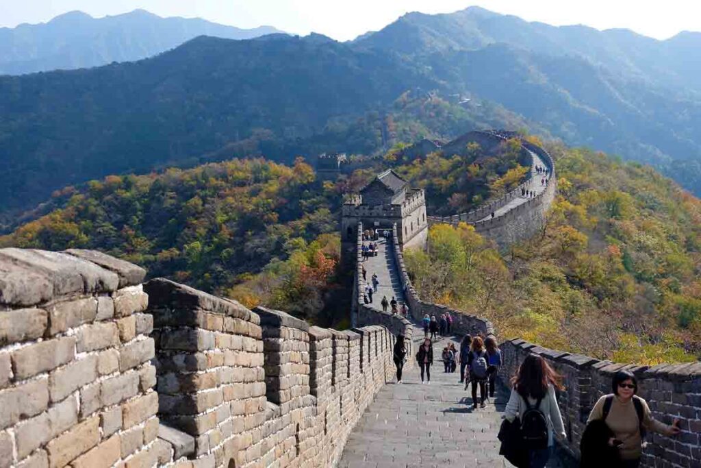 Great Wall of China - one of the most visited places in Asia