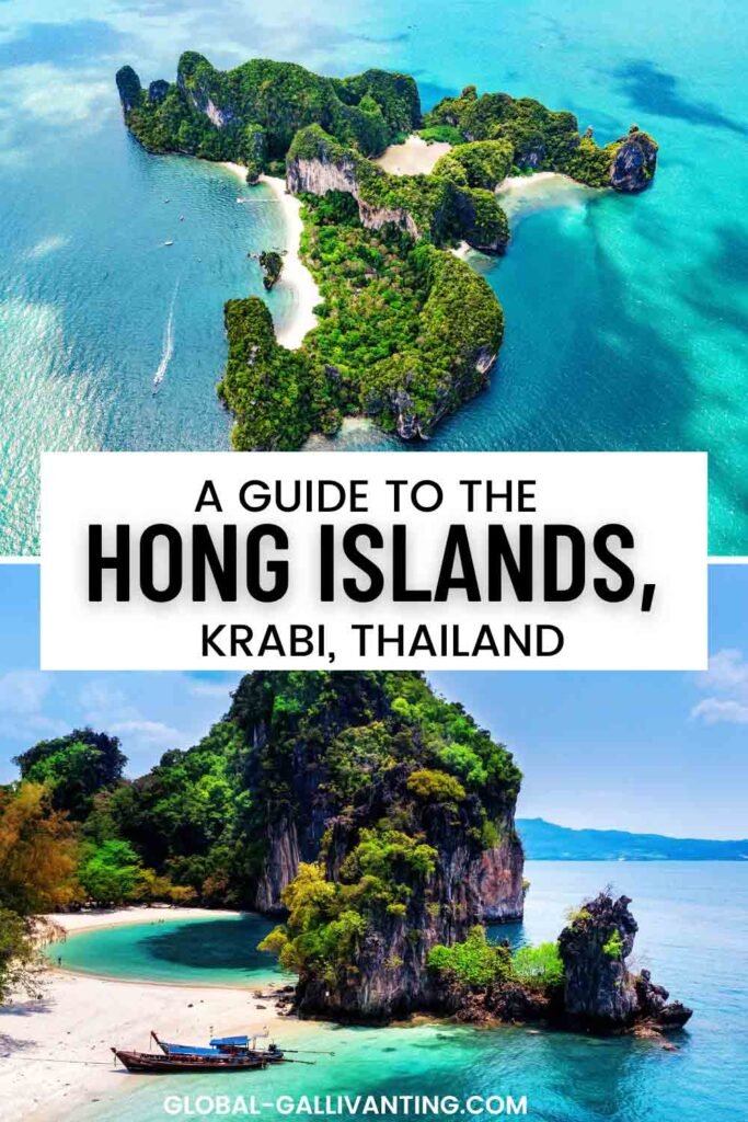 a guide to the hong islands krabi thailand pin