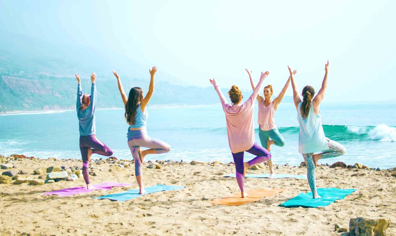Beach Yoga Holiday.