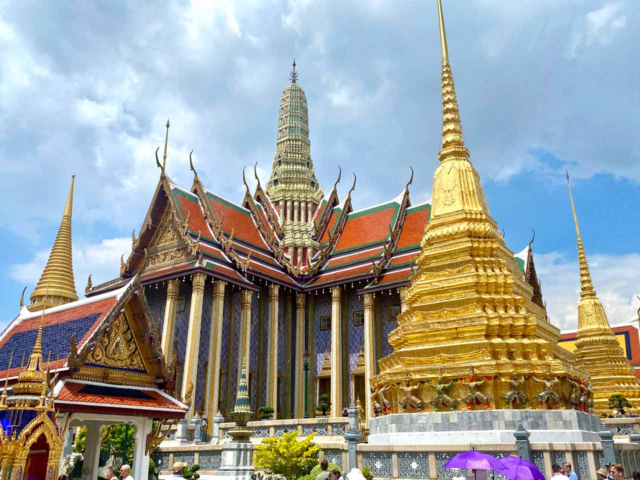 the temple of the emerald buddha at the grand palace bangkok thailand
