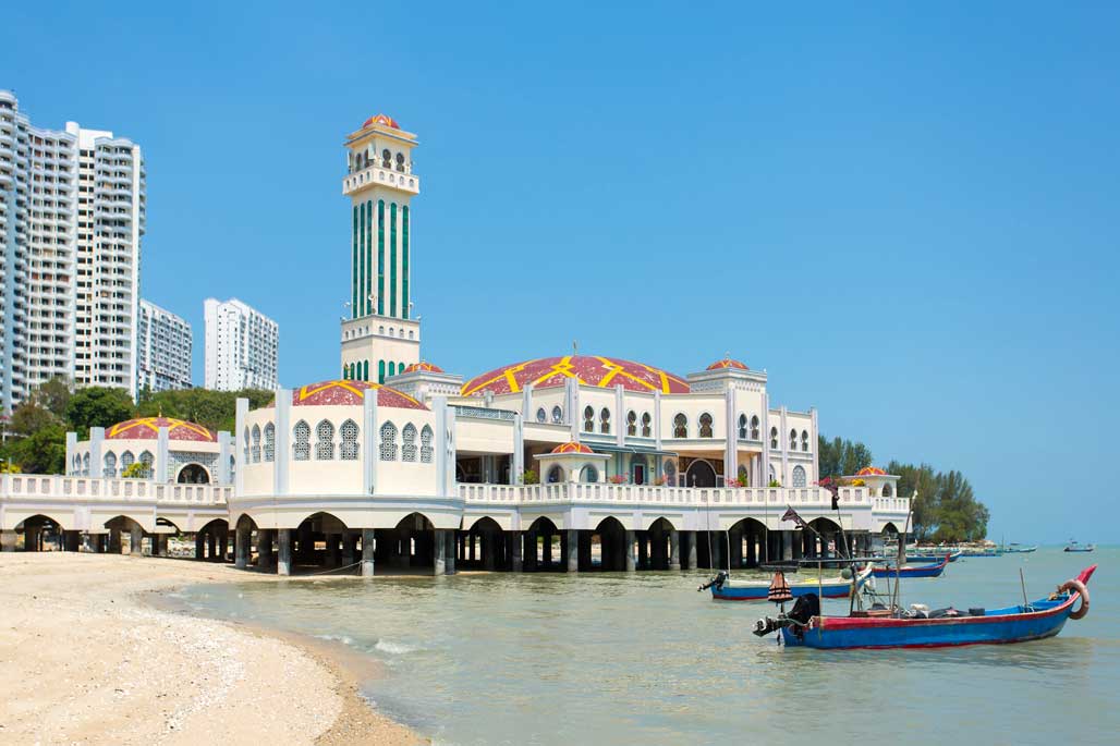 floating mosque in penang malaysia