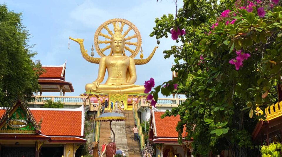 visiting the big buddha is just one of the many things to do in koh samui thailand