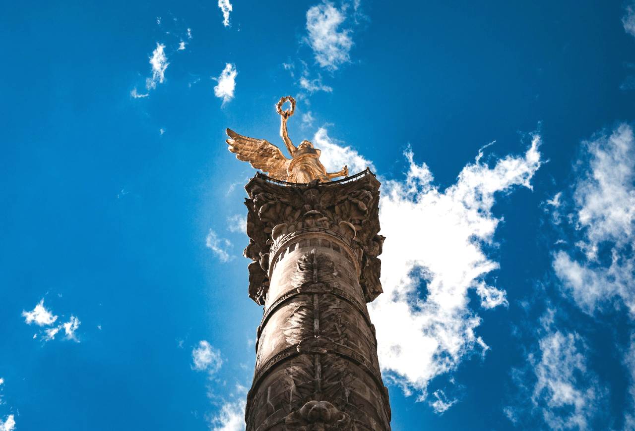 Ángel de Independencia - The Angel of Independence in Mexico City. Photo by Luis Dominguez on unsplash