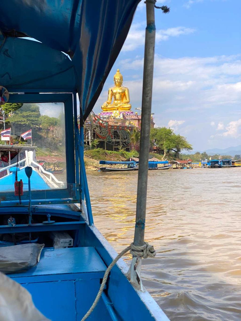 boat trip along the mekong river at the golden triangle OP