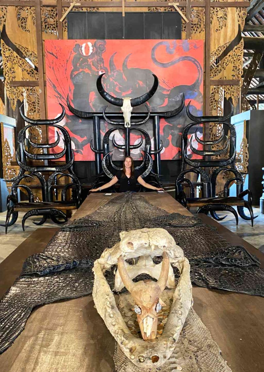 inside the black house museum in chiang rai OP